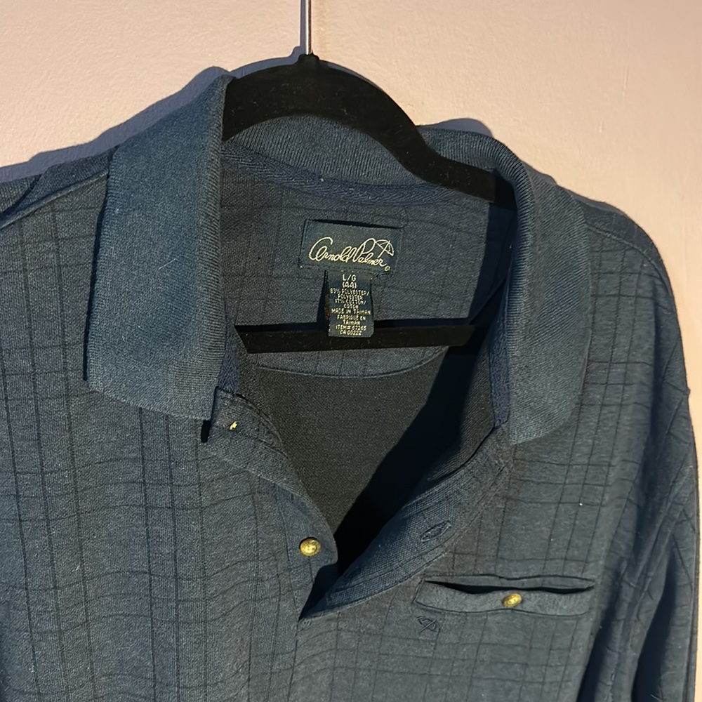 🌷3/20🌷Arnold Palmer Mens Large Long sleeve polo
